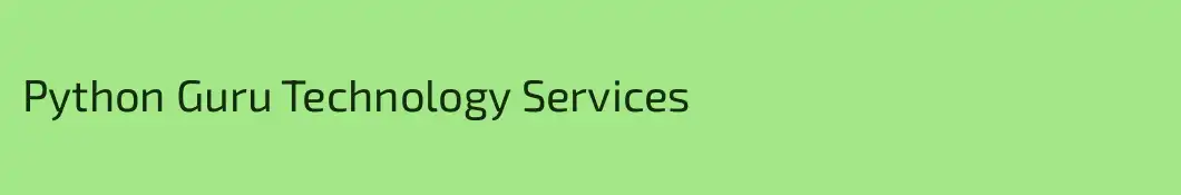 Python Guru Technology Services